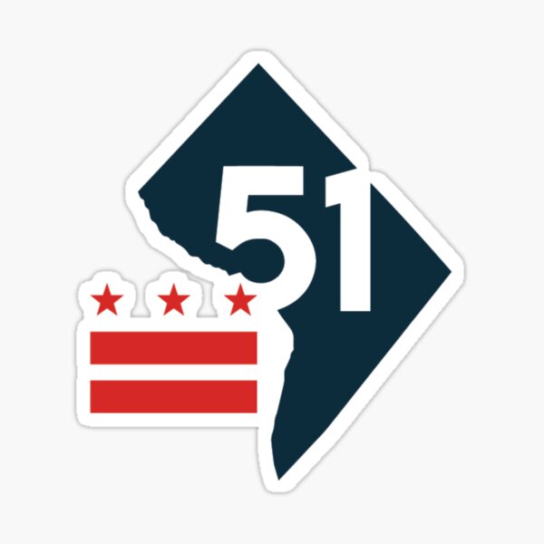 dc statehood Sticker