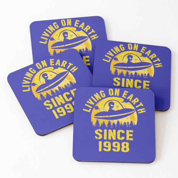 Item preview, Living On Earth Since 1998 Alien UFO Born 23th Birthday Gift designed and sold by trendo.