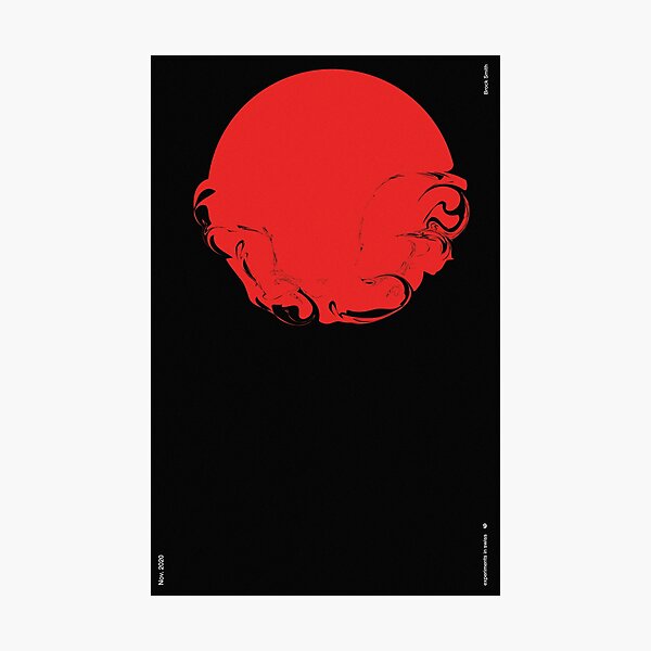 The Deep Red Photographic Print