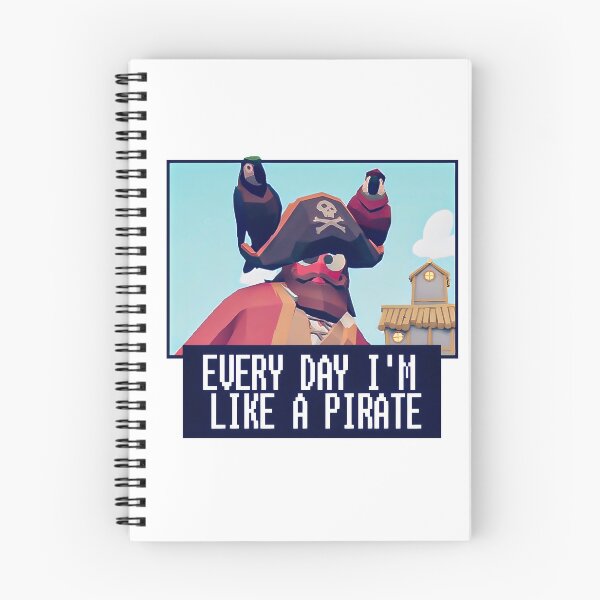 Aperçu de l'œuvre Chaque jour, je suis comme un pirate créée et vendue par SWAPBit.