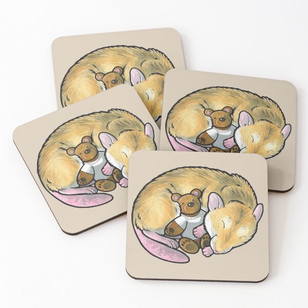 Item preview, Duprasi (fat-tailed gerbil) designed and sold by animalartbyjess.