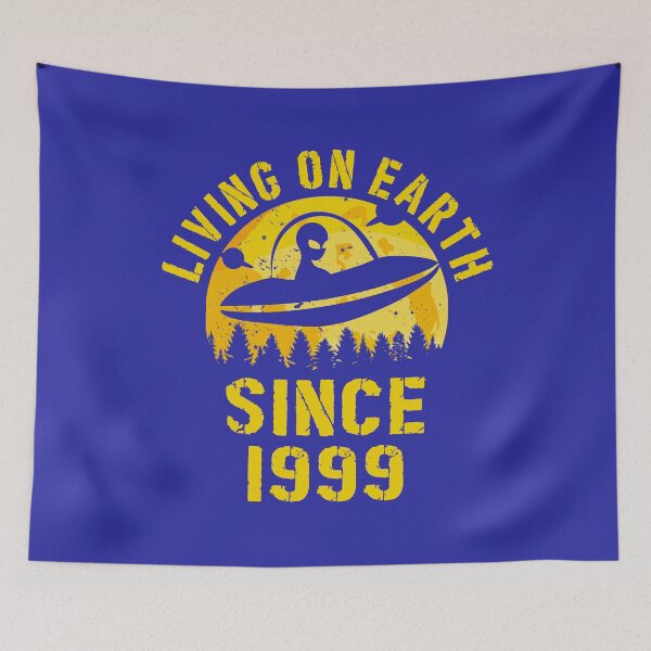 Item preview, Living On Earth Since 1999 Alien UFO Born 22th Birthday Gift designed and sold by trendo.
