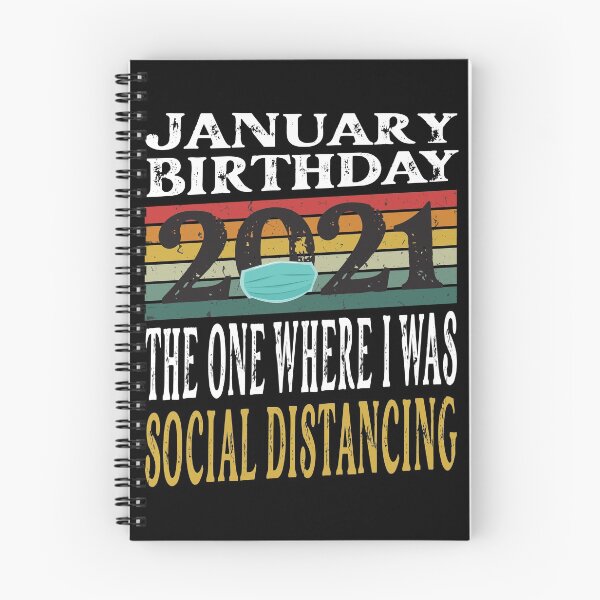 Item preview, Vintage January Birthday 2021 ,where i was social distancing designed and sold by totorino23.