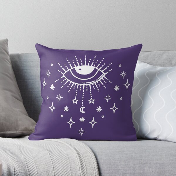 Mystic All Seeing Eye Wiccan Pagan Cheeky Witch® Throw Pillow