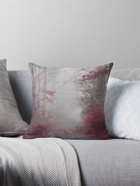 Burgundy and gray throw pillows best sale