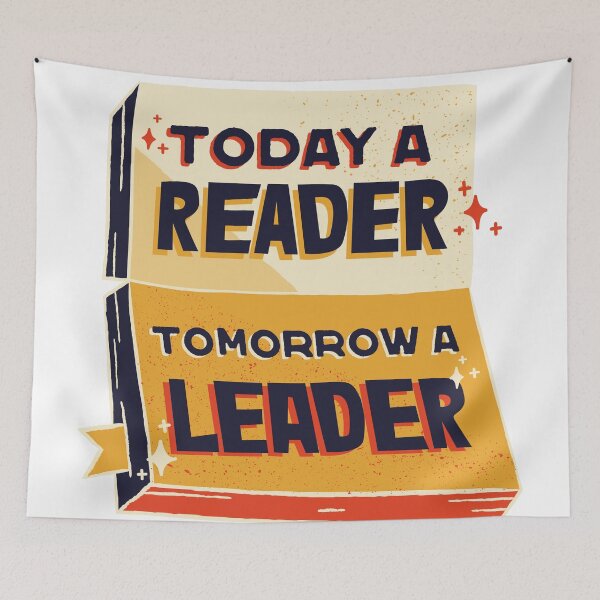Item preview, Today A Reader Tomorrow A Leader Magic Reading Lover Friend Mother Daughter Pretty Cute Gift designed and sold by cattiktoks1718.