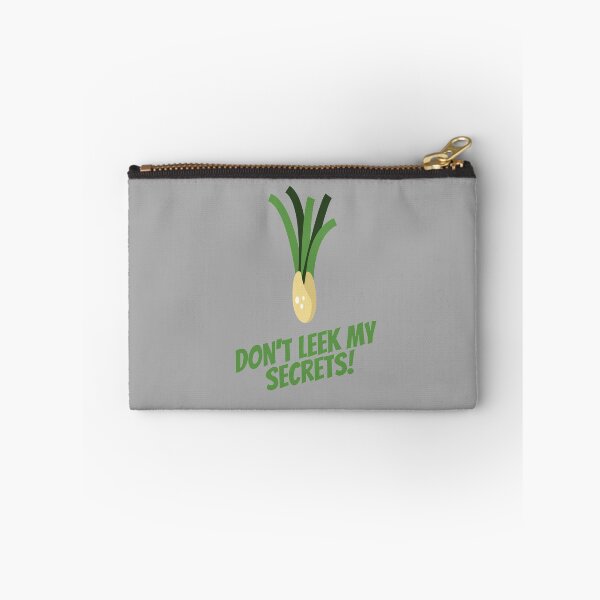 Item preview, Don't Leek My Secrets, Don't leak My Secrets Pun designed and sold by GoodMoodFood.