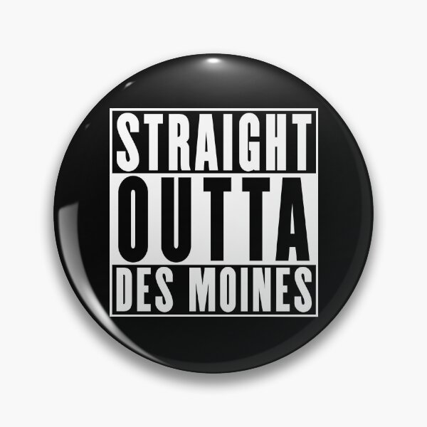 Item preview, Straight Outta Des Moines designed and sold by RandomStuffShop.