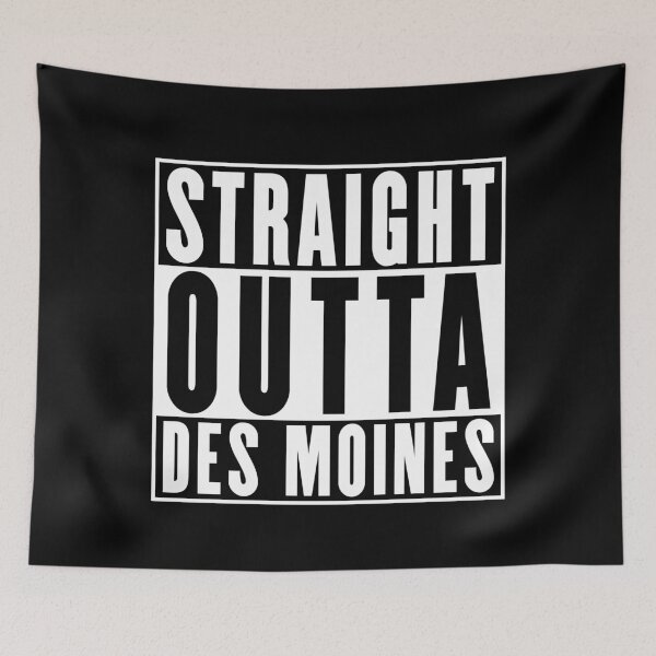 Item preview, Straight Outta Des Moines designed and sold by RandomStuffShop.