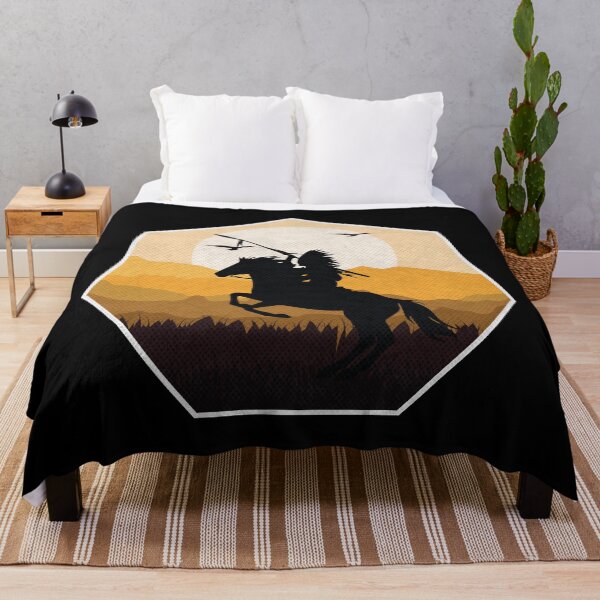 Item preview,  native american warrior Sunset Silhouette designed and sold by nativeStor.
