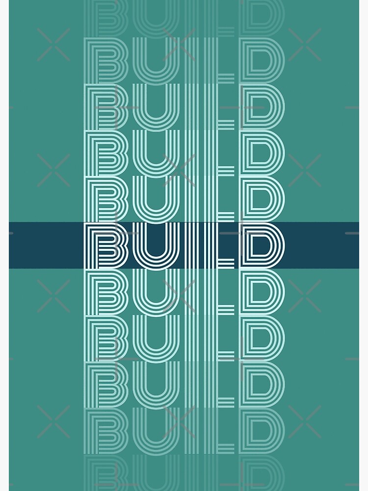 positive-word-build-poster-for-sale-by-motivationflow-redbubble