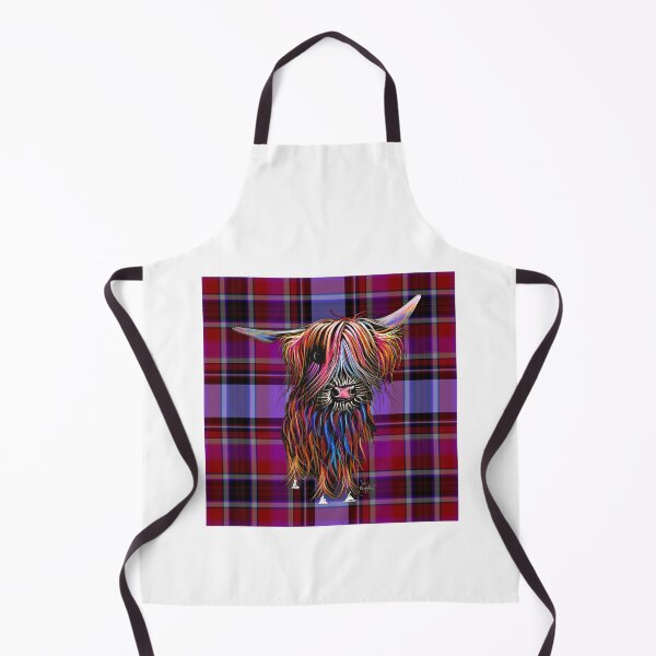Item preview, SCoTTiSH HiGHLaND CoW ' TaRTaN Colourful Clara ' by SHiRLeY MacARTHuR designed and sold by Shirley MacArthur Art.