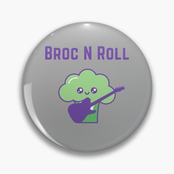 Item preview, Broc N Roll, Rock and Roll Pun designed and sold by GoodMoodFood.