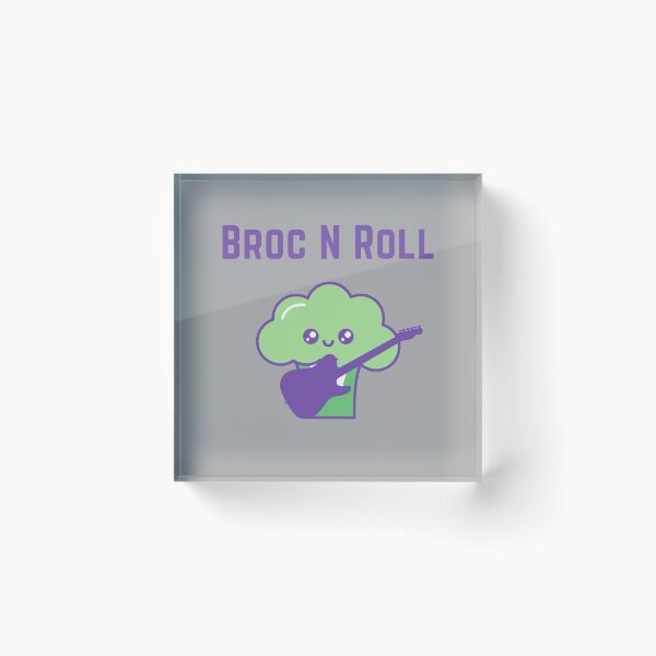 Item preview, Broc N Roll, Rock and Roll Pun designed and sold by GoodMoodFood.