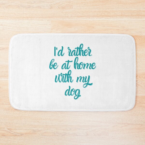 Item preview, I'd Rather Be At Home With My Dog designed and sold by Ghostfoxshop.