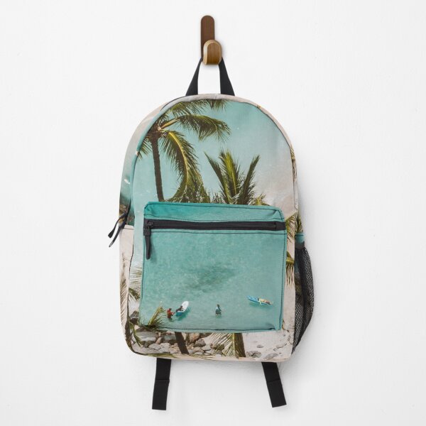 Item preview, PALM TREE, SAND, WHITE TURQUOISE WATER BEACH designed and sold by wildwhimsical.