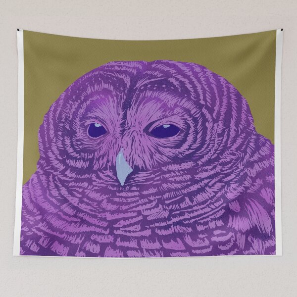 Artikelvorschau, Barred Owl | Lila Palette entworfen und verkauft von MadebyCRO.