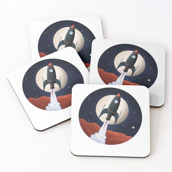 Item preview, Aesthetic Rocket Launch designed and sold by MoreLifeDesigns.