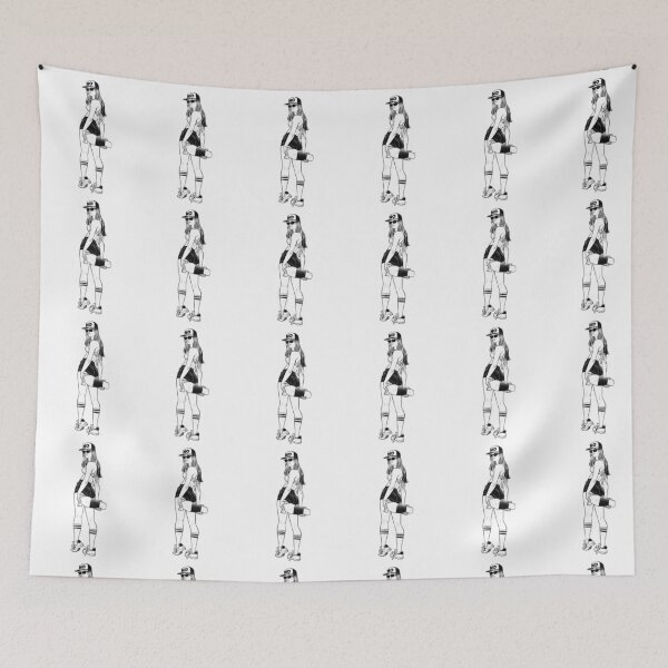 Item preview, Wild girl woman tattoos  designed and sold by Home-of-art.