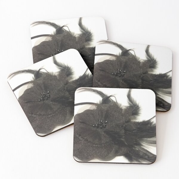 Item preview, Black flower and feathers REH Art designed and sold by MsRose123.