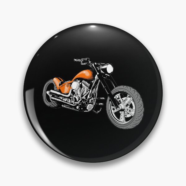Item preview, HD Softail Motorcycle, Orange designed and sold by YourIllusion.