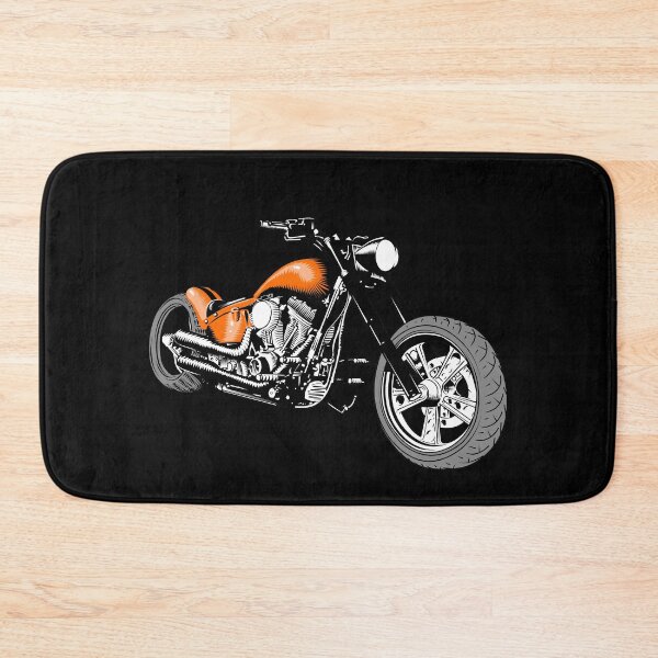 Item preview, HD Softail Motorcycle, Orange designed and sold by YourIllusion.