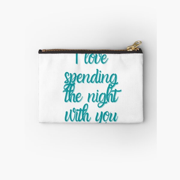 Item preview, Felicity Smoak "I love spending the night with you" quote designed and sold by Ghostfoxshop.