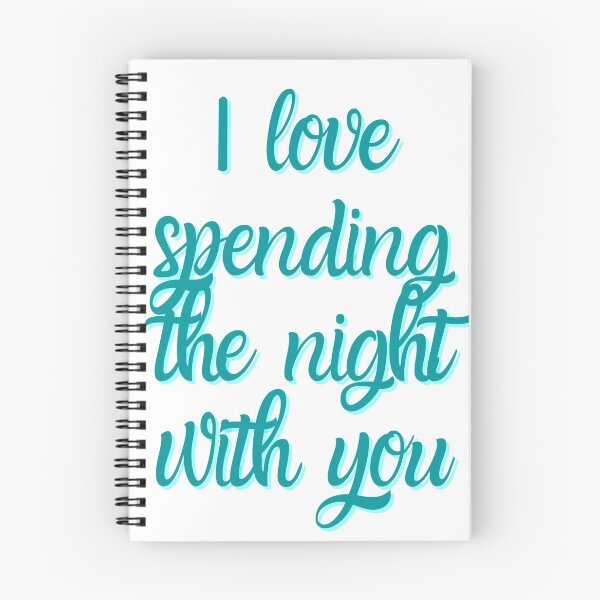 Item preview, Felicity Smoak "I love spending the night with you" quote designed and sold by Ghostfoxshop.