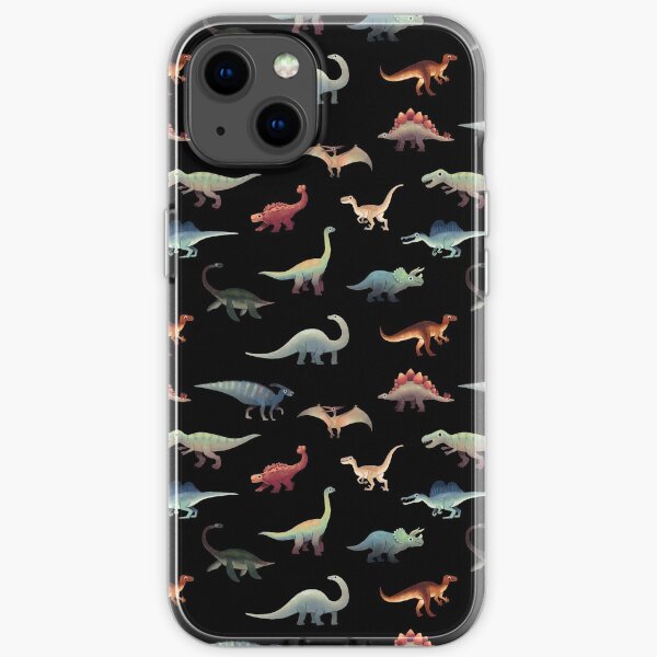 Cute dinosaurs iPhone Soft Case