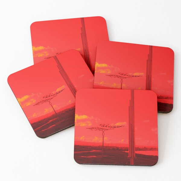 Item preview, Esculturas del parque de San Mateo con filtro rojo designed and sold by Igor Pozdnyakov.