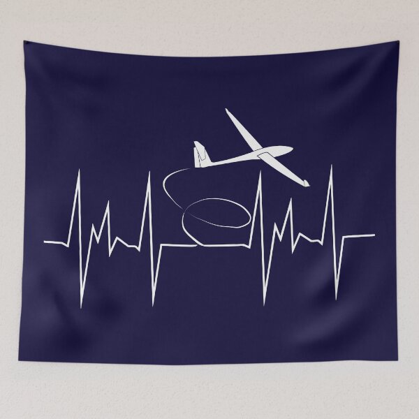 Item preview, Heartbeat airplane glider glider pilot designed and sold by TobiasAnton.
