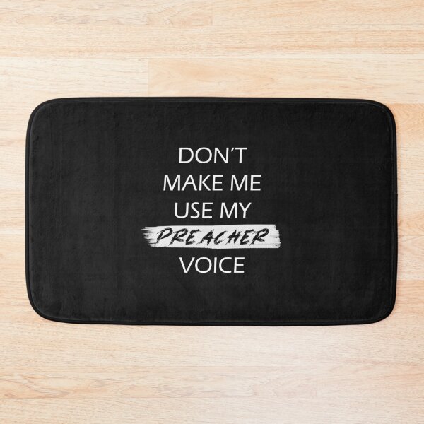 Item preview, don't make me use my preacher voice t-shirt design  designed and sold by zouhairchnafa.