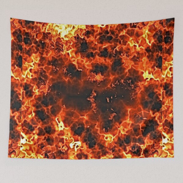 Item preview, Volcano Lava Fire Embers Volcanic Eruption Pattern Design designed and sold by luvvvvvit.