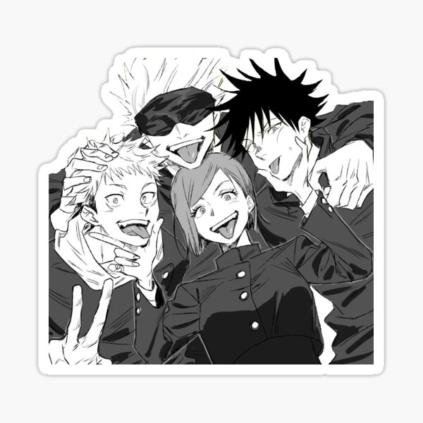 jujutsu kaisen stickers for sale redbubble