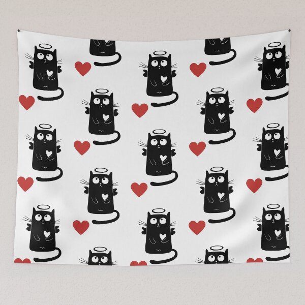 Item preview, Cute Saint Love Cat designed and sold by WildingClan.