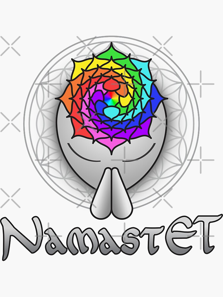 Namaste Chakra Alien by DaviAguiArtes