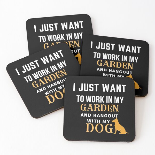 Item preview, Work In My Garden And Hangout With My Dog Funny Pet designed and sold by VivaGul.
