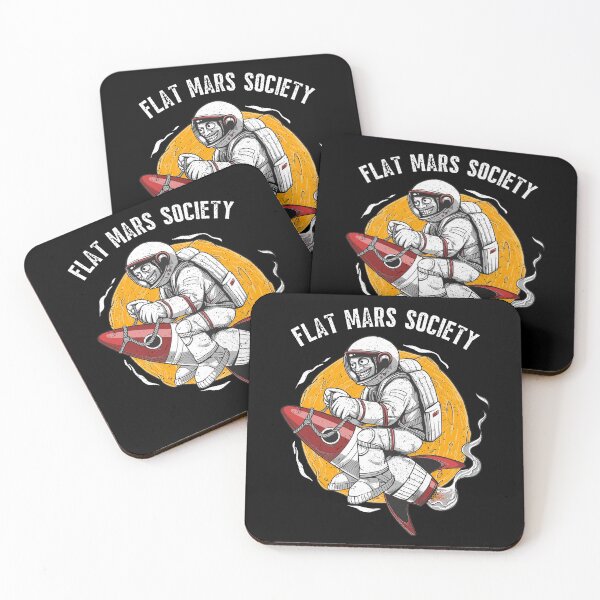 Item preview, Flat Mars Society Space Mission Astronaut Artwork designed and sold by IntegrityDesign.