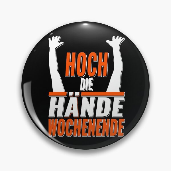 Item preview, Hands up weekend - party design - white - orange designed and sold by shirt-planet.
