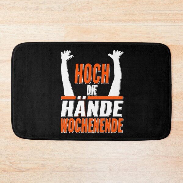 Item preview, Hands up weekend - party design - white - orange designed and sold by shirt-planet.