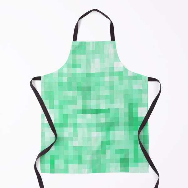 Item preview, green geometric square pixel pattern abstract background designed and sold by Mrvell.