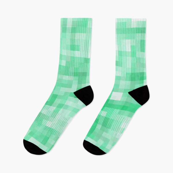 Item preview, green geometric square pixel pattern abstract background designed and sold by Mrvell.