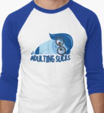 Adulting sucks Baseball ¾ Sleeve T-Shirt