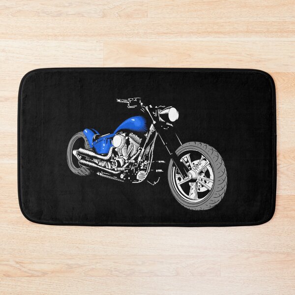 Item preview, HD Softail Motorcycle, Blue designed and sold by YourIllusion.