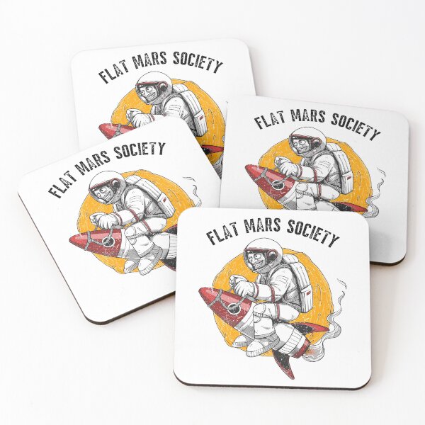 Item preview, Flat Mars Society Space Mission Astronaut Artwork designed and sold by IntegrityDesign.