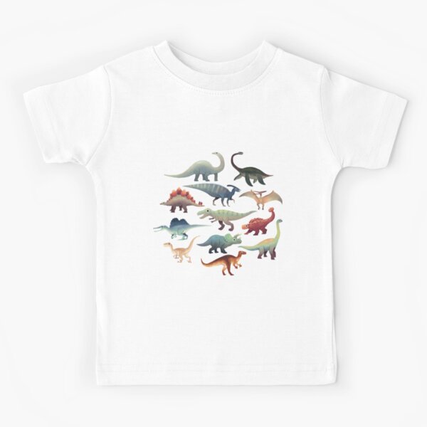 Niedliche Dinosaurier Kinder T-Shirt