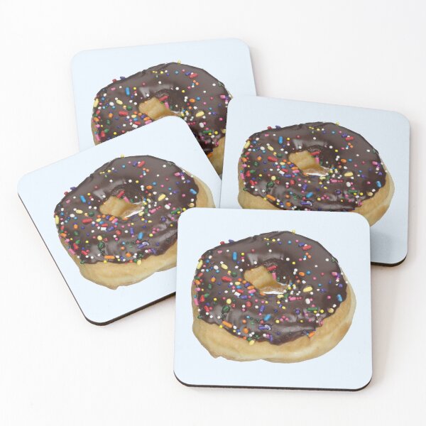 Item preview, Frosted doughnut with sprinkles - donut gift ideas - foodgasm designed and sold by Fruitsome.
