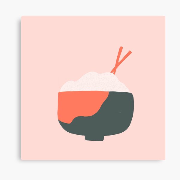 Rice Bowl Canvas Print