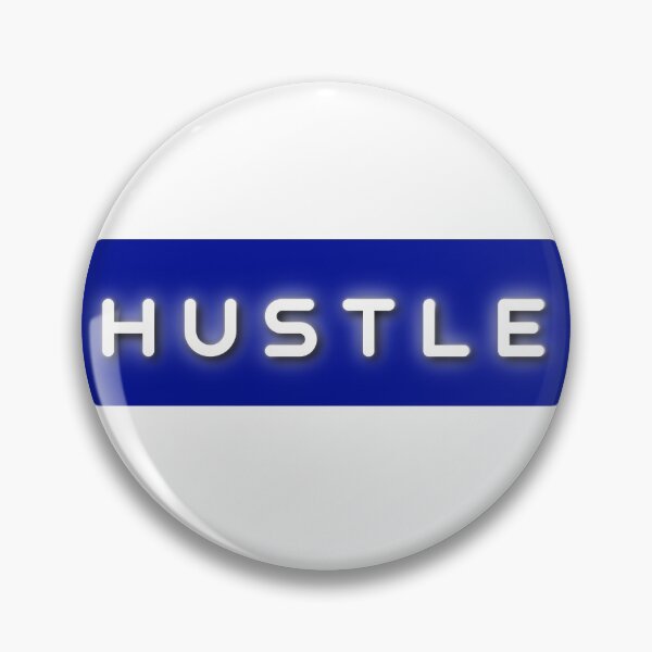 Item preview, Hustle Motivation Design (Blue) designed and sold by Voxarto.