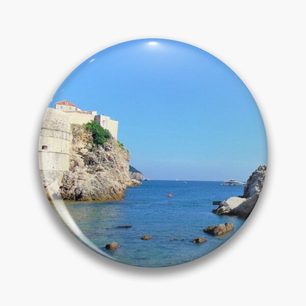 View Of Dubrovnik Coastline Croatia Pin